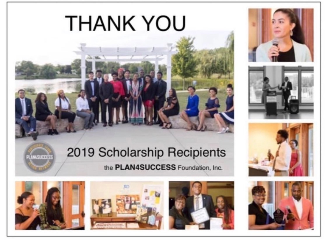 2019 PLAN4SUCCESS scholarship recipients